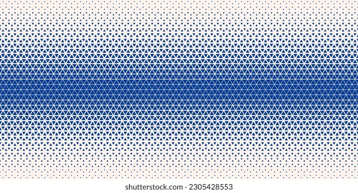 Halftone triangles pattern. Abstract geometric gradient background. Vector illustration, EPS 10.