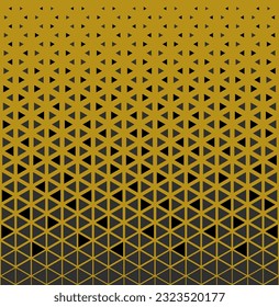 Halftone triangles pattern. Abstract geometric gradient background. Vector illustration, EPS 10.