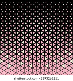 Halftone triangles pattern. Abstract geometric gradient background. Vector illustration, EPS 10.