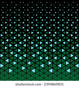 Halftone triangles pattern. Abstract geometric gradient background. Vector illustration, EPS 10.