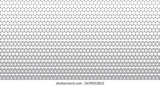 Halftone triangles pattern. Abstract geometric gradient background. Vector illustration, EPS 10.