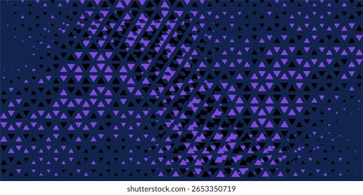 Halftone triangles pattern. Abstract geometric gradient background. Vector illustration, EPS 10.