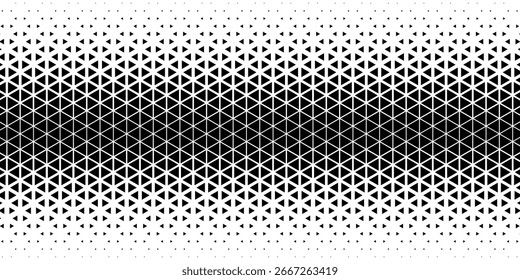 Padrão de triângulos de meio-tom. Fundo de gradiente geométrico abstrato. Ilustração vetorial, EPS 10. Moderno