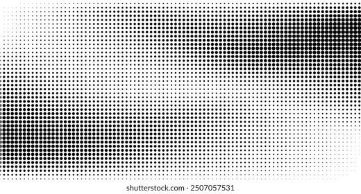 Halftone twisted grunge pattern design