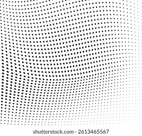 Halftone twisted grunge pattern design
