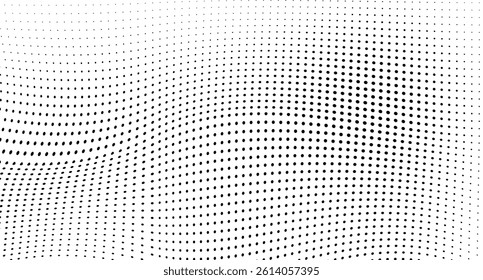 Halftone twisted grunge pattern design