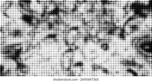Halftone twisted grunge pattern design