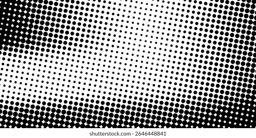 Halftone twisted grunge pattern design