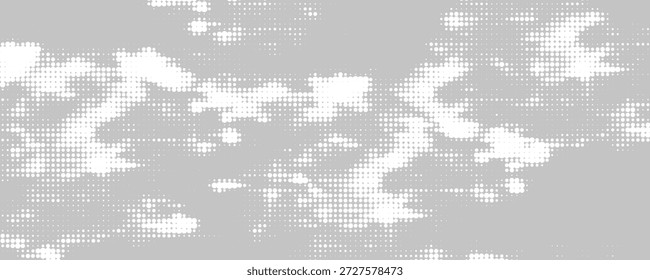Halftone twisted grunge pattern design