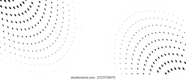 Halftone twisted grunge pattern design