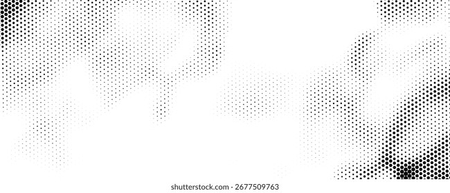 Halftone twisted grunge pattern design.eps10