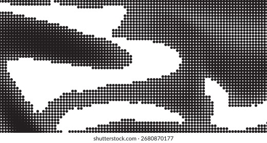 Meio-tom torcido grunge padrão design.vetor eps 10