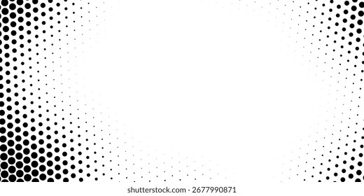 Diseño moderno de patrón de grunge retorcido de semitono. Vector