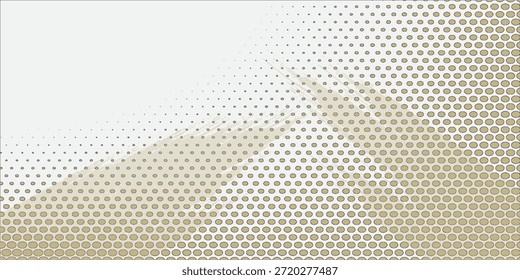 Diseño moderno de patrón de grunge retorcido de semitono. Ilustración de Vector