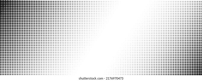halftone vector background in black and white
