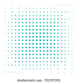 halftone vector background with green dots on white
