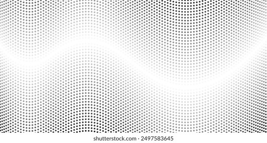 Halftone vector background. Monochrome abstract dotted gradient backdrop. vector ilustration