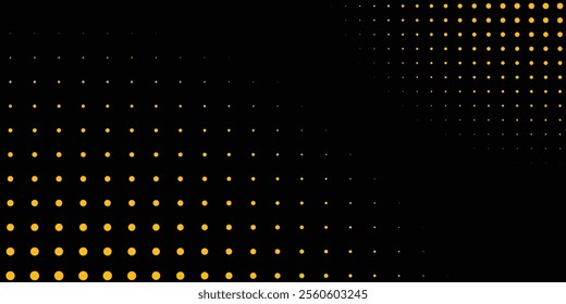 Halftone vector background. Monochrome abstract dotted gradient backdrop