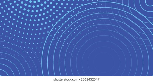 Halftone vector background. Monochrome abstract dotted gradient backdrop
