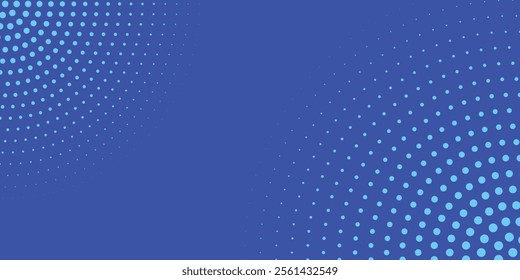 Halftone vector background. Monochrome abstract dotted gradient backdrop