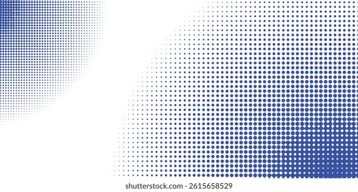 Halftone vector background. Monochrome abstract dotted gradient backdrop