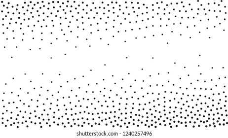 Halftone vector background. Monochrome halftone pattern. Abstract geometric dots background. Pop Art comic gradient black white texture. Design for presentation banner, flyer, business cards, stickers