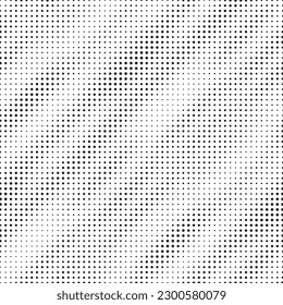 Halftone vector background. Monochrome halftone pattern. Abstract geometric dots background. Pop Art comic gradient black white texture. Design for presentation banner, poster, flyer, business card.