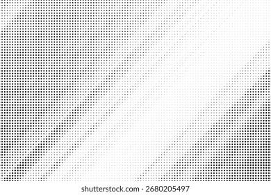 Arrière-plan Image vectorielle demi-teinte. Motif de demi-teintes monochrome. arrière-plan Abstrait à points géométriques. Texture dégradée de bande dessinée Art Pop. Conception pour la bannière de présentation, flyer, cartes de visite, autocollants.