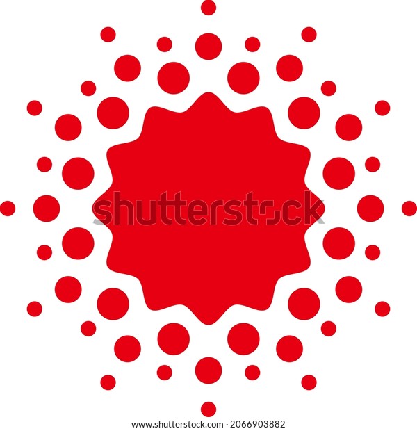 Halftone vector circle frame dots logo\
emblem, design element for medical, treatment, cosmetic. Round\
border Icon using halftone circle dots raster\
texture.