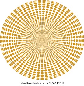 Halftone vector element