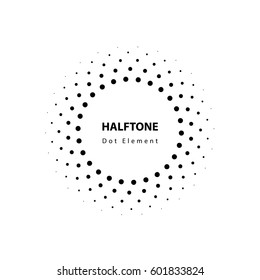 halftone vector element