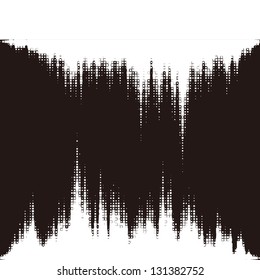 Halftone vector elements.Magic sound waves. Music round waveform background. You can use in game, club, radio, pub, party, DJ,concerts, recitals or the skyline city background.