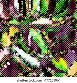 Halftone vector illustration background. EPS 10