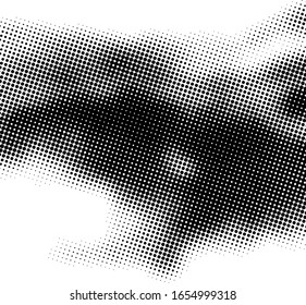 halftone vector ink print background