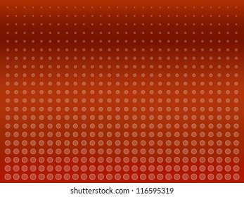 Halftone vector on red background.
