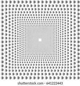 Halftone Vector Pattern or Texture. Stipple Dot Backgrounds with Black Circles