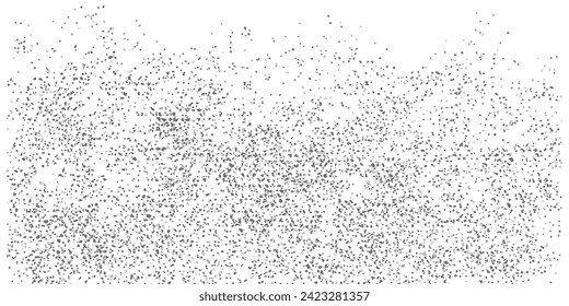 halftone vector texture overlay. Monochrome abstract splattered background. Paint texture urban grunge overlay background dots