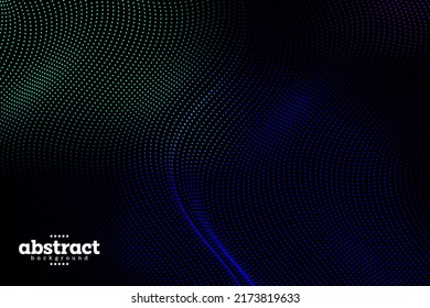 medio tono con línea de curva vertical en azul marino. fondo del tema de la tecnología de comunicación de datos para publicidad afiche sitio web tecnología de pancarta de presentación de productos paquete de diseño vectores eps.
