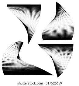 halftone vintage set gradiens