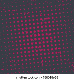 halftone vintage vector background