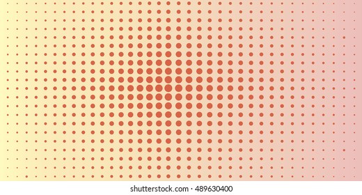 Halftone vintage vector dots abstract background
