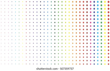 Halftone vintage vector dots abstract background