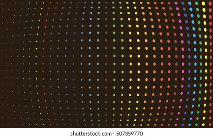 Halftone vintage vector dots abstract background