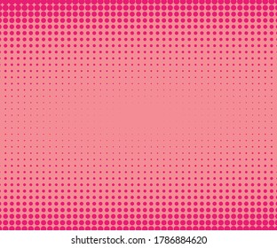 Halftone wallpaper. Dotted panel. Vector illustration