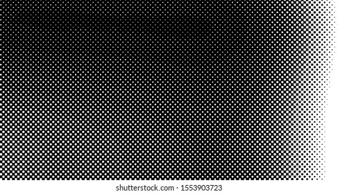 Halftone wave background. Curved gradient texture or pattern. Vertical gradient dots. Pop art texture. Vector illustration.