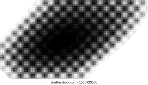 Halftone wave background. Curved gradient texture or pattern vertical polka dots. Pop art texture. Vector illustration.