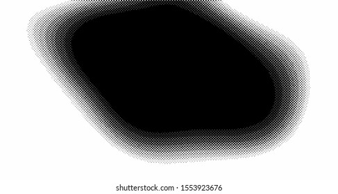 Halftone wave background. Curved gradient texture or pattern vertical polka dots. Pop art texture. Vector illustration.