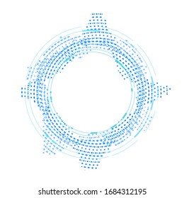 Halftone wave background. Curved gradient texture or pattern. Pop art texture