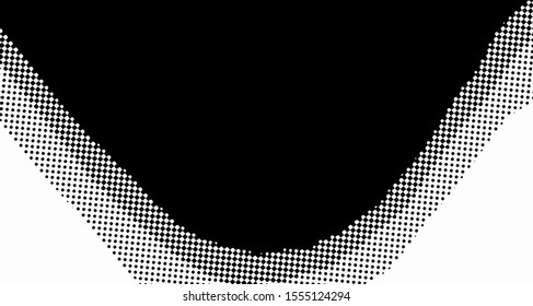 Halftone wave background.Vertical polka dots. Curved gradient texture or pattern. Pop art texture. Vector illustration Eps 10.
