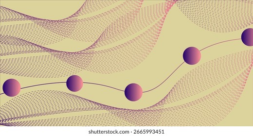 Halftone wave dots background, vector eps 10.